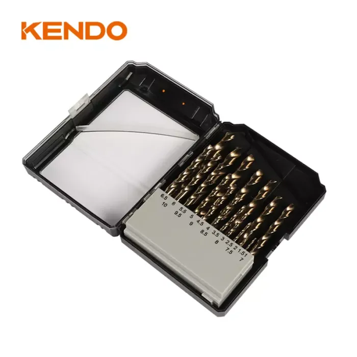 19 brocas hss-co diametro 1-10 kendo