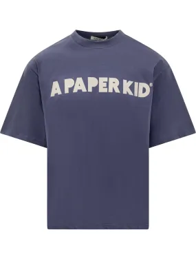 A PAPER KID Logo Print T-Shirt