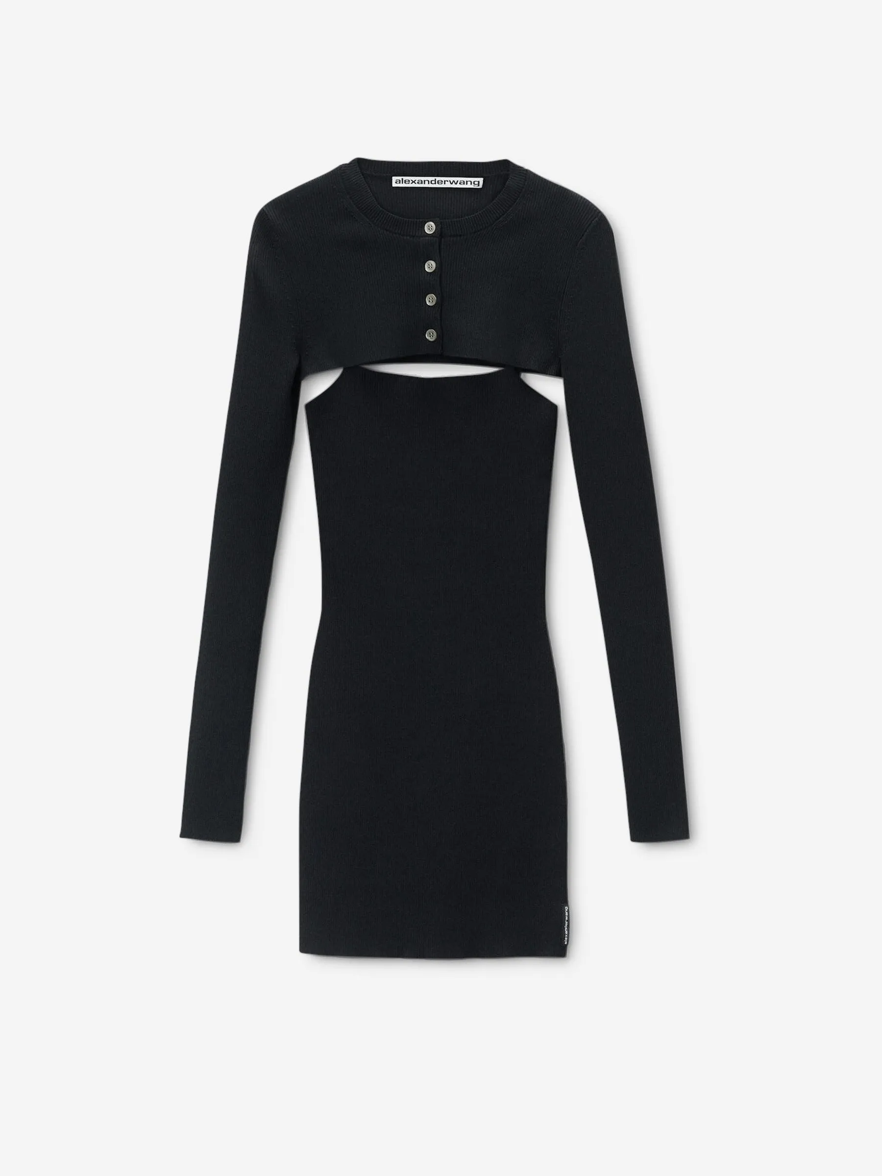 Alexander Wang Vestido Mini Cropped