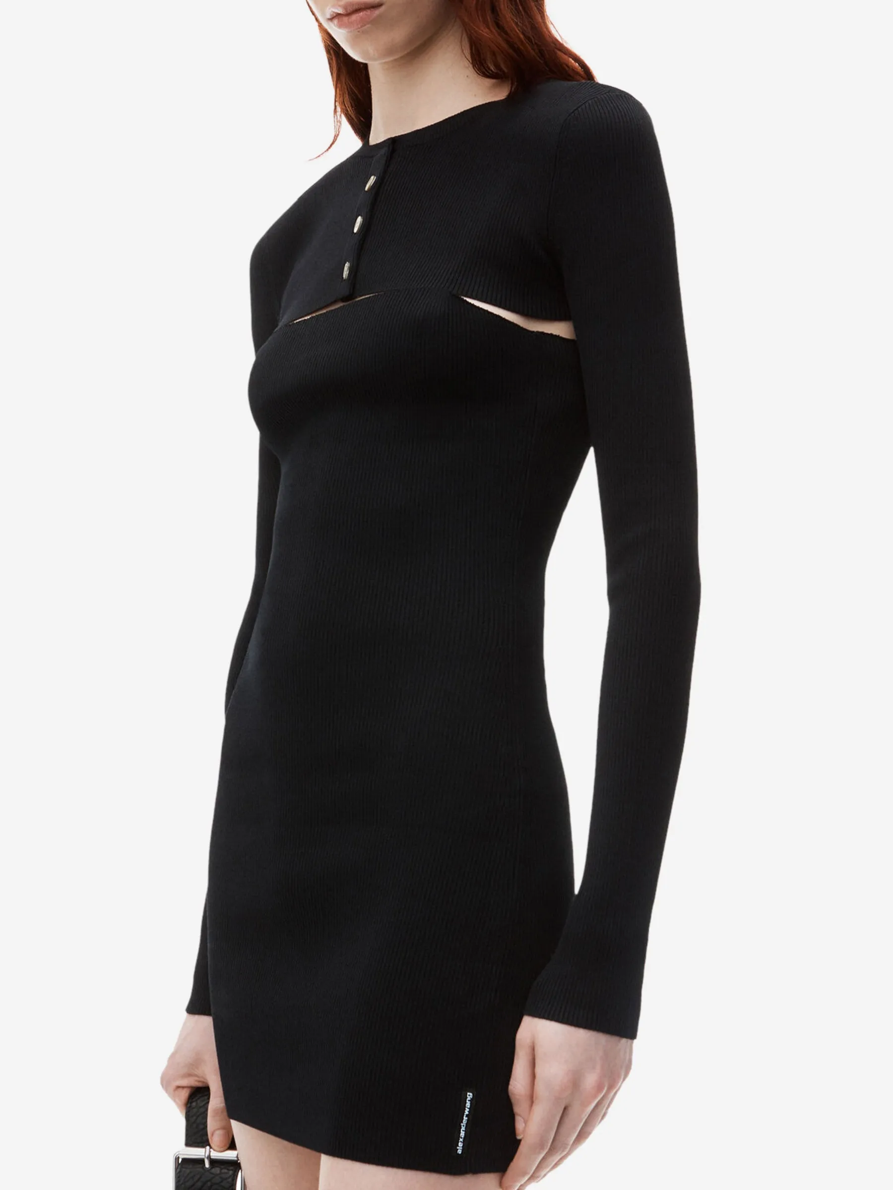 Alexander Wang Vestido Mini Cropped