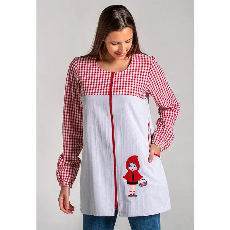 Bata de maestra caperucita roja - Dyneke