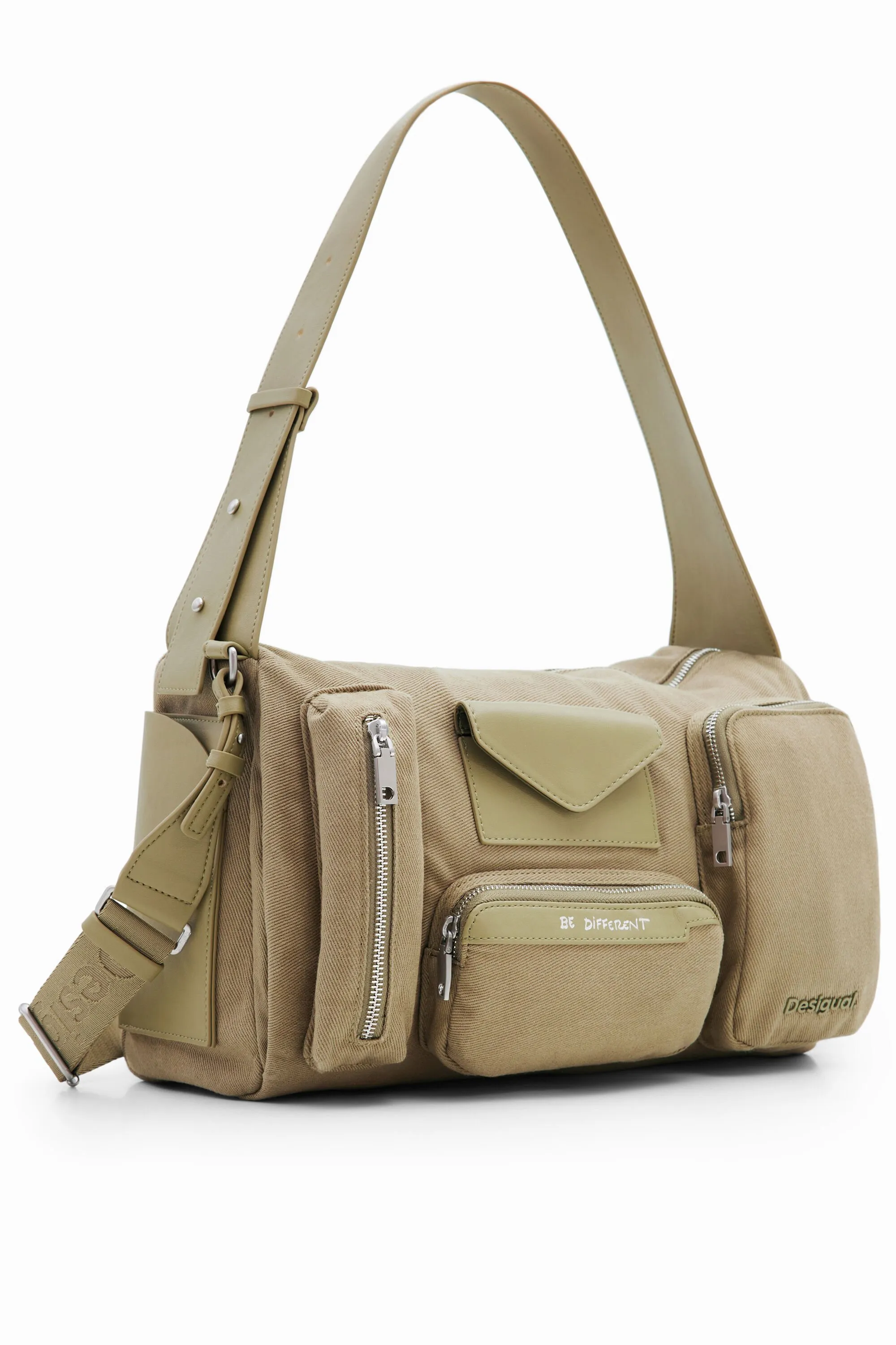 Bolso XL canvas bolsillos