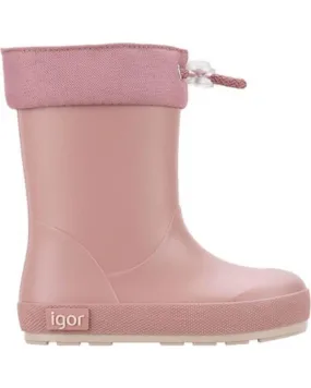Botas de agua IGOR  de Niña BOTA DE AGUA RESPETUOSA  ROSA