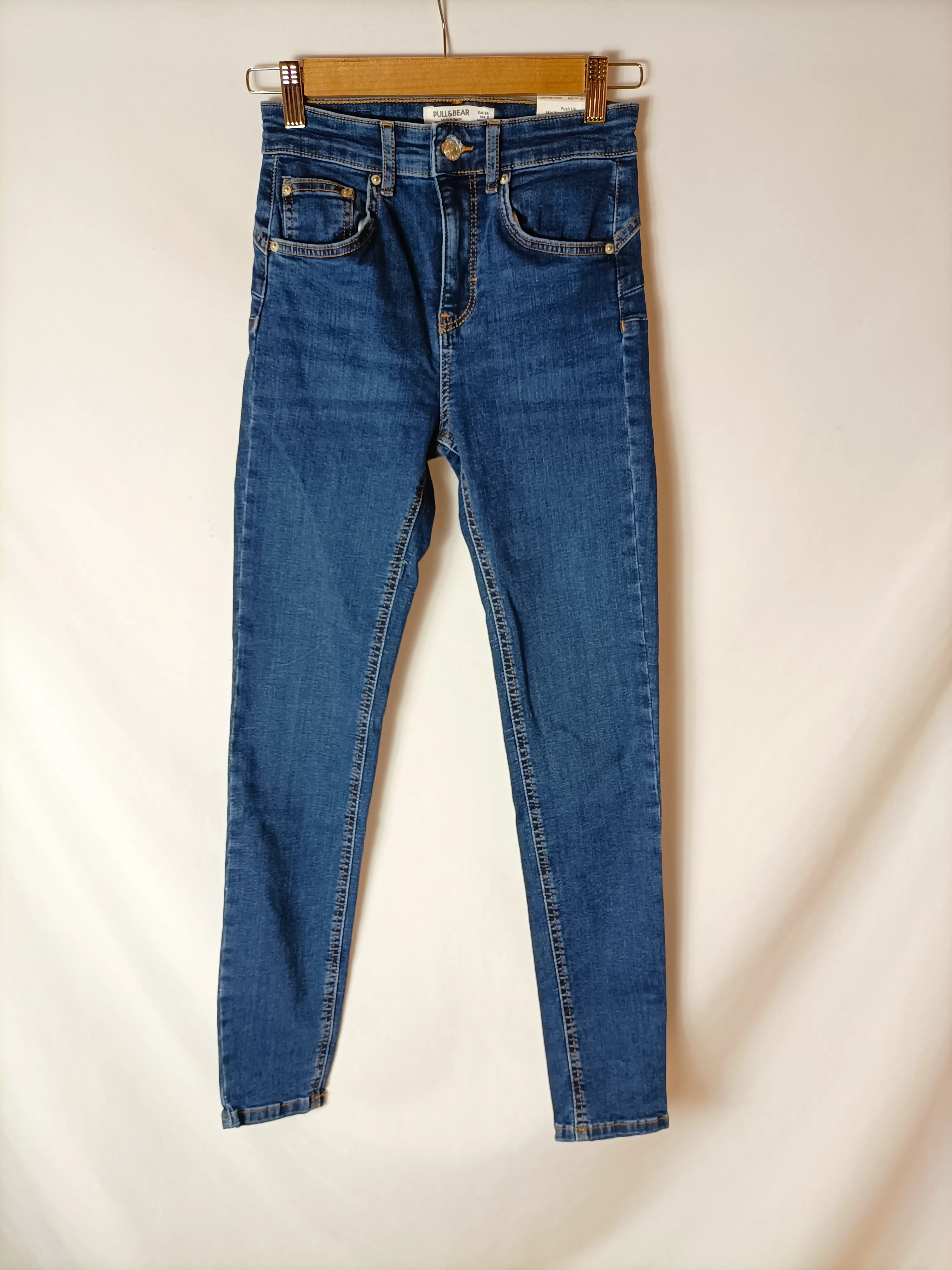 CALZEDONIA. Pantalón denim pitillo T.l