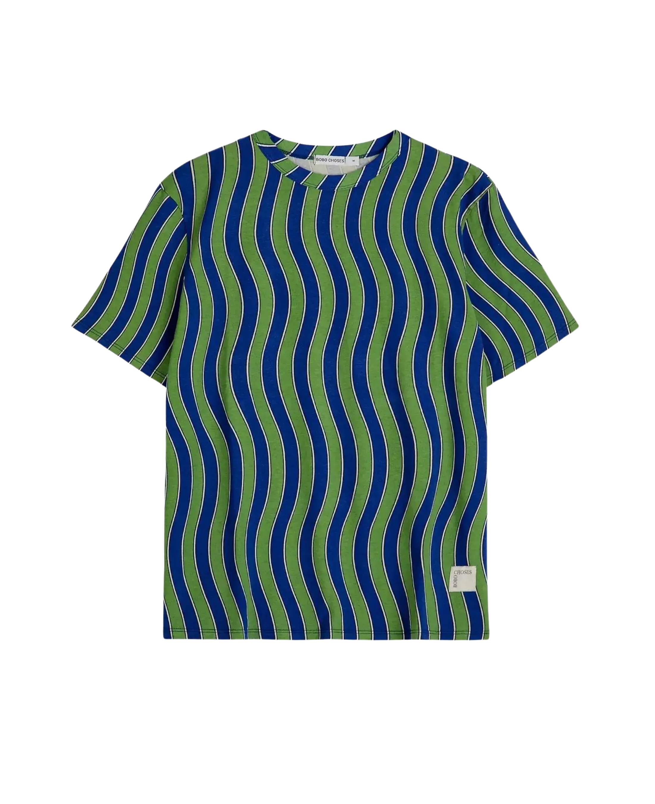 Camiseta Bobo Choses Multicolor Waves Print