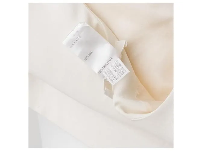 CHLOÉ Top con motivo de lentejuelas y mariposas Beige 