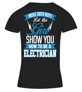 electrician Camiseta cuello pico Mujer