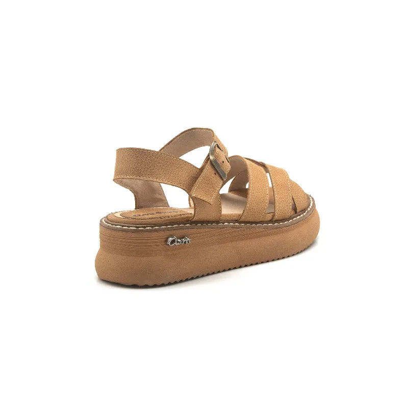 ELSA CAMEL SANDALIAS