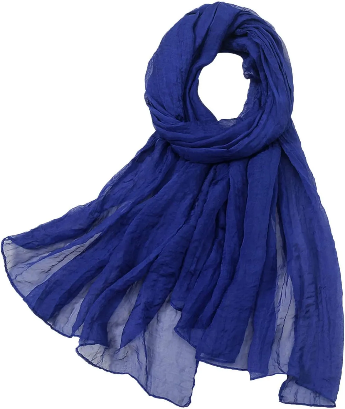 Generisch 2025 - Mujeres Verano Casual Colorido Multicolor Color Sólido Gasa Delgada Bufanda de Seda Regular Delgada Sombreros S