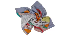 Hermès La instrucción del chal del rey Multicolor 