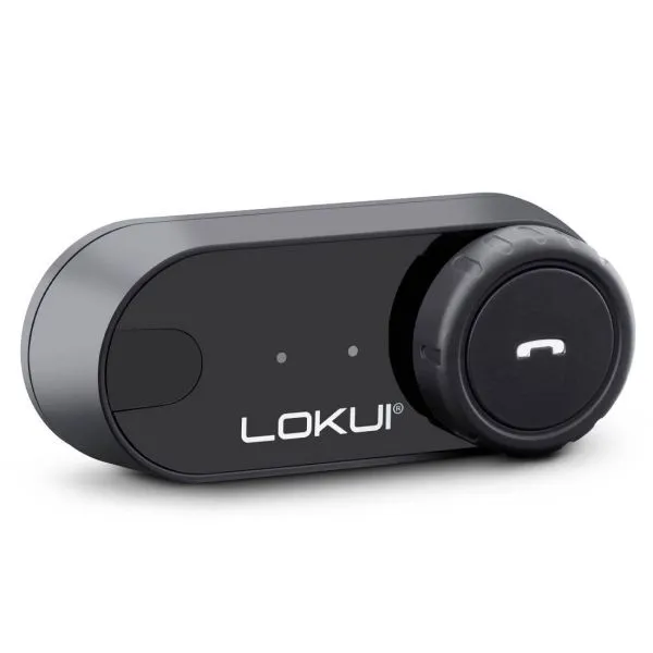 HJC i100 Semi Flat Black + Kit Bluetooth Lokui K30 