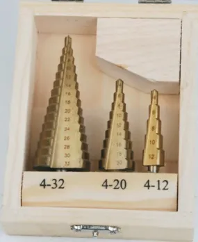 Juego brocas cónicas Mannesmann