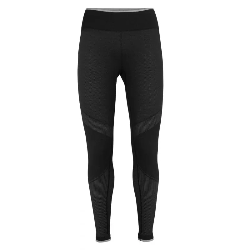 Mallas sin costuras Icebreaker 200 Zone para mujer (negro)