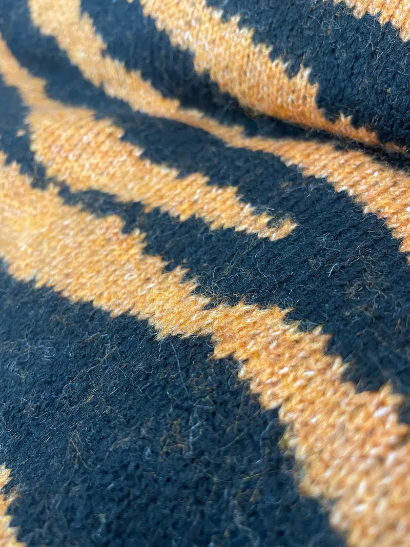 MANGO Sweater Animal Print