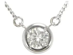 Otras joyas & Other Stories Collar de platino PT850 con diamante 0.27 SI2 en excelente estado Plata 