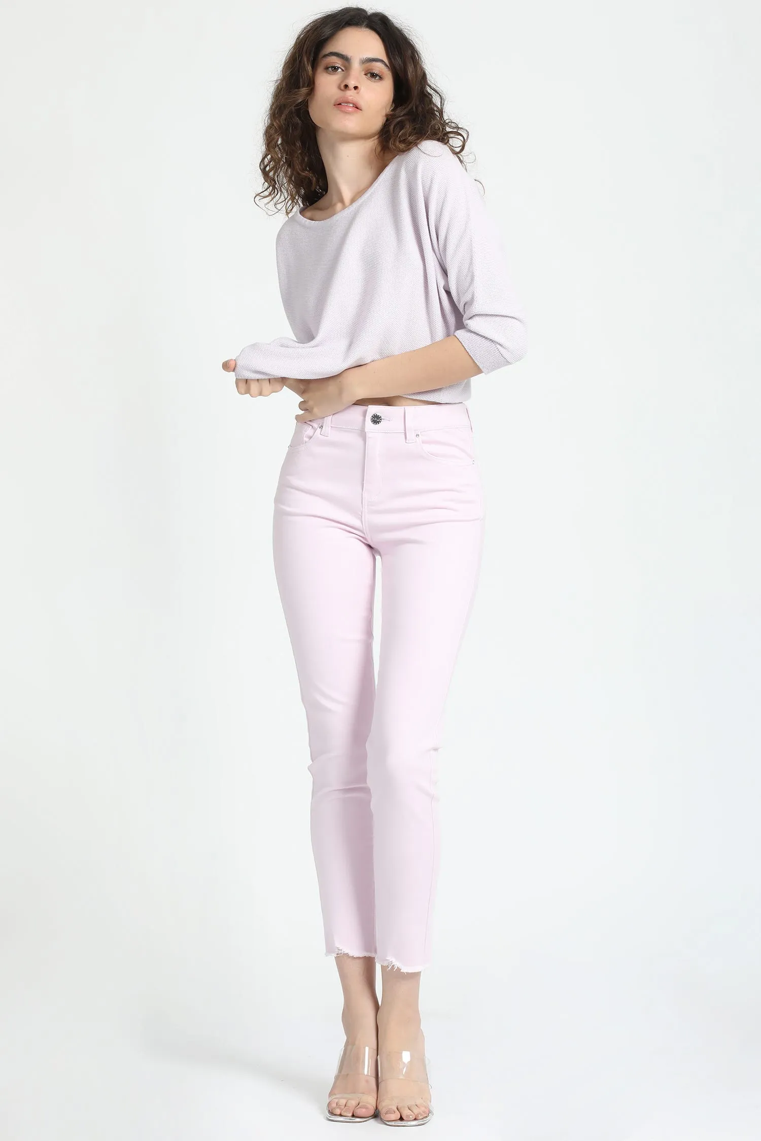 PANTALON PITILLO PUSH UP, LILA