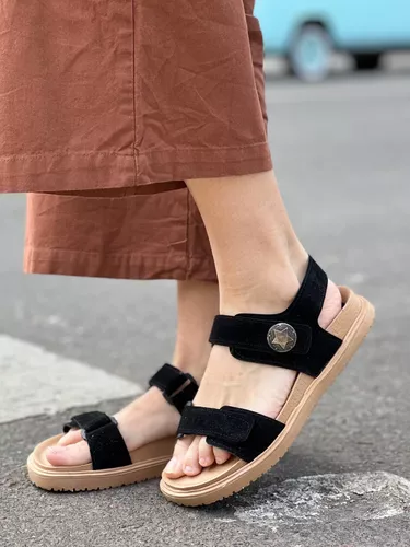 Sandalia De Dama Baja Comoda Liviana Moda Verano Art-430