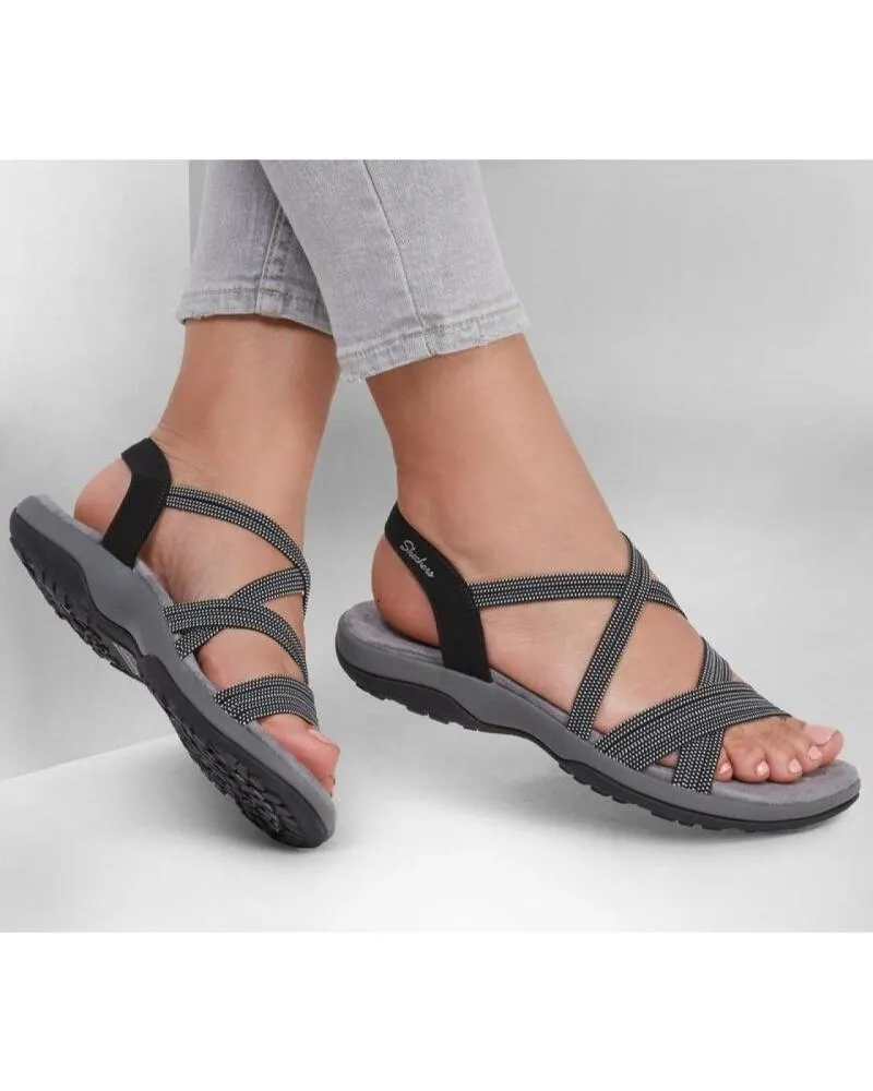 Sandalias SKECHERS  de Mujer SANDALIAS PLANAS 163117  NEGRO