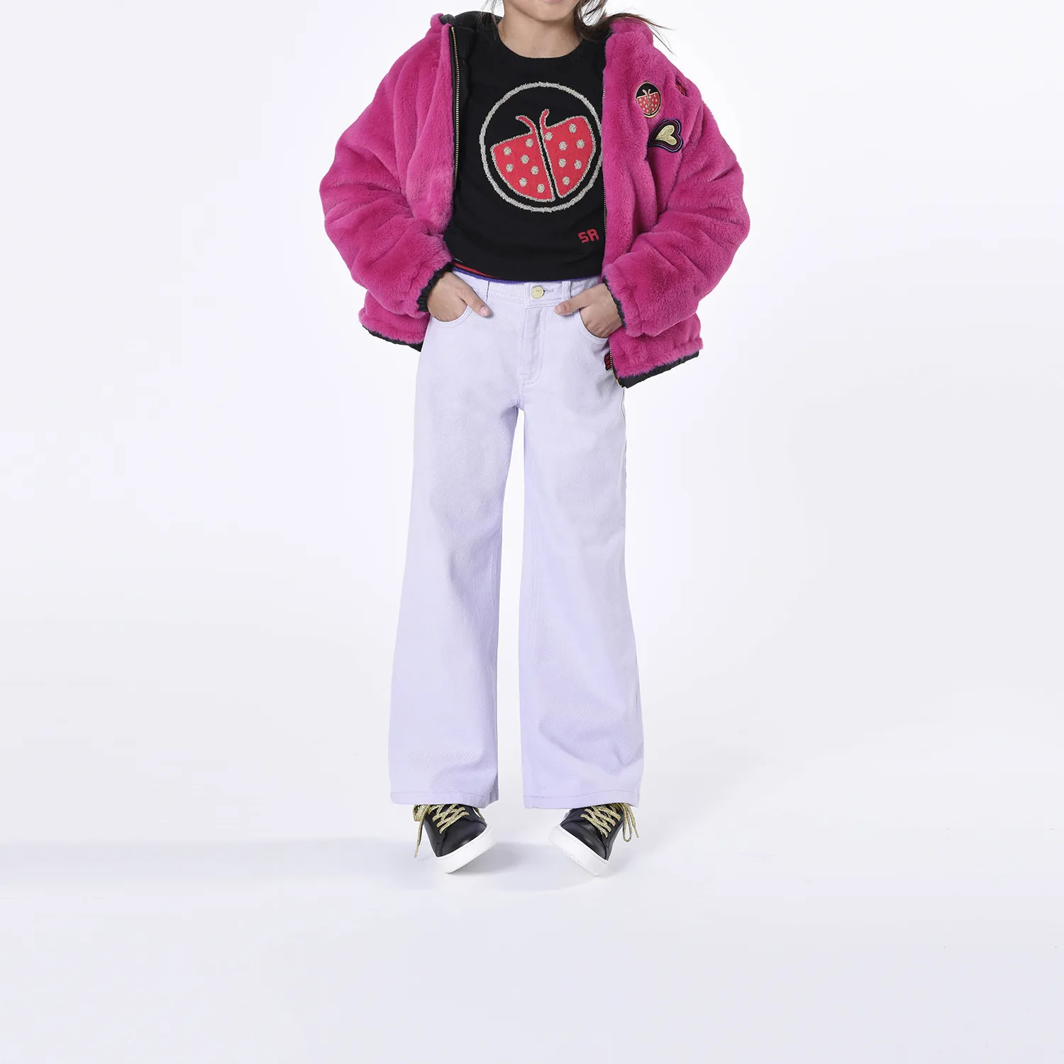 SONIA RYKIEL Abrigo reversible con capucha