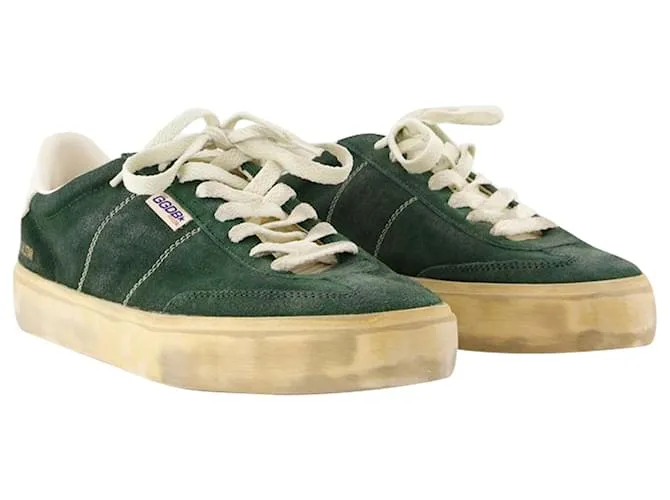 Soul Star Sneakers - Golden Goose Deluxe Brand - Cuero - Verde 