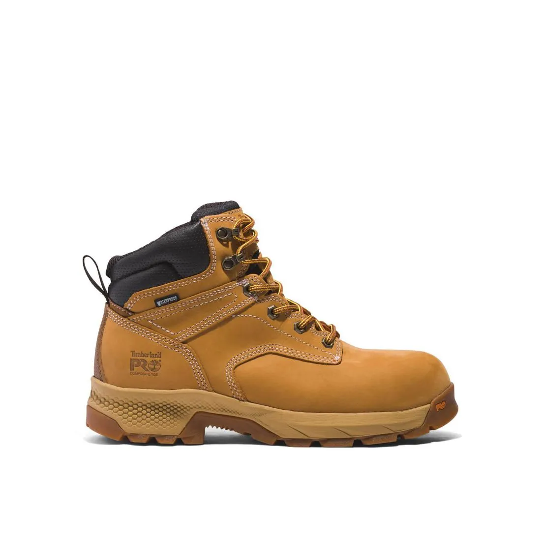 Titan Ev 6 Inch Composite-Toe Waterproof Work Boot Wheat