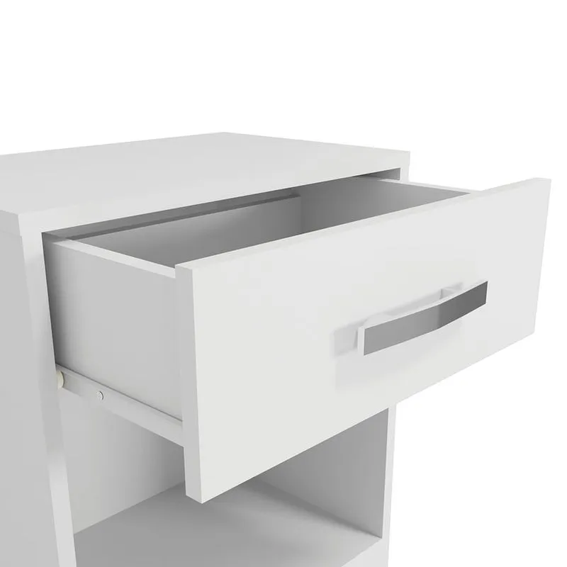 Velador Cali 1 Cajón Blanco 56cm | OrangeSKU: 15000
